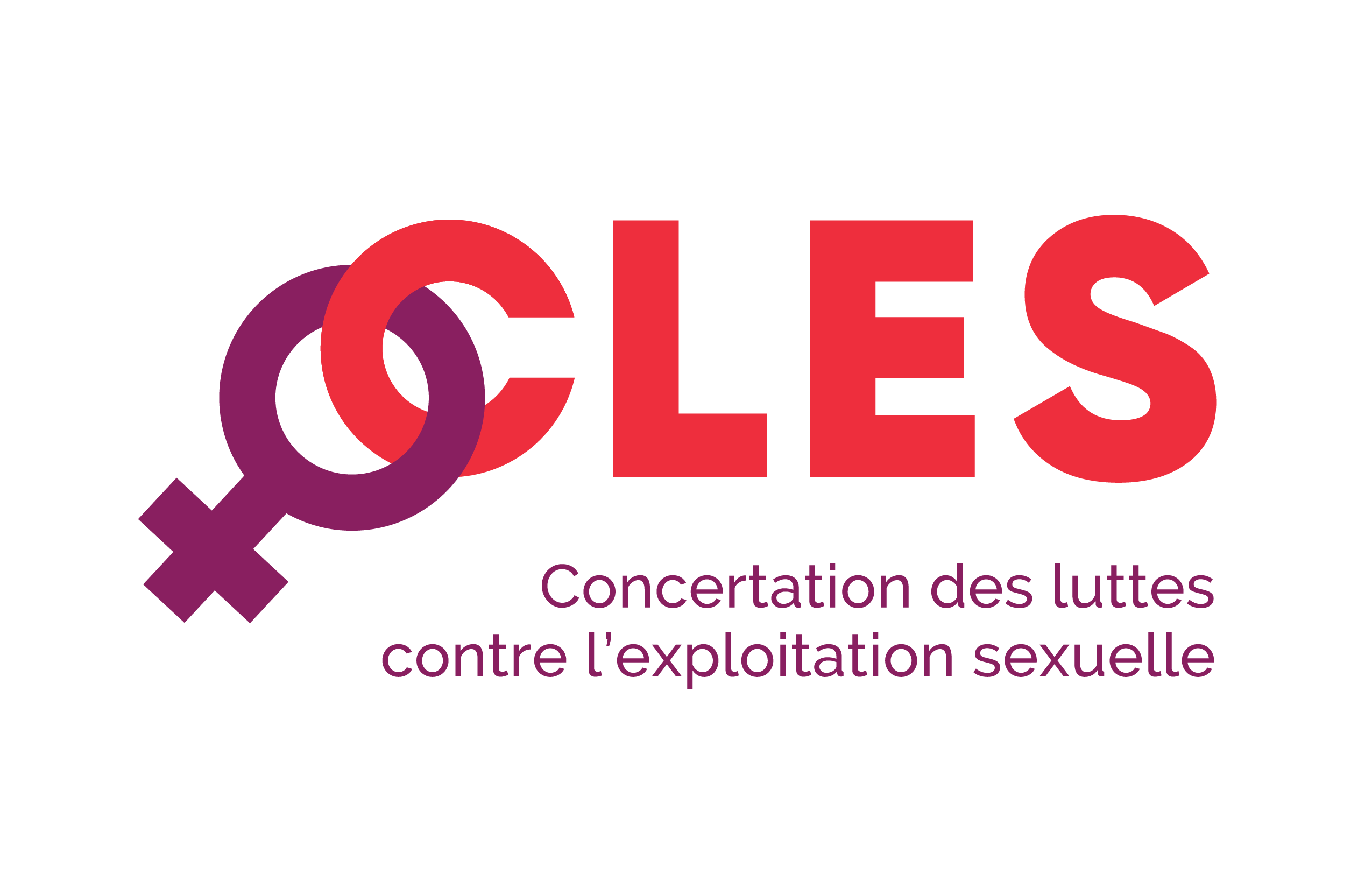 Logo de Concertation des luttes contre l'exploitation sexuelle. 