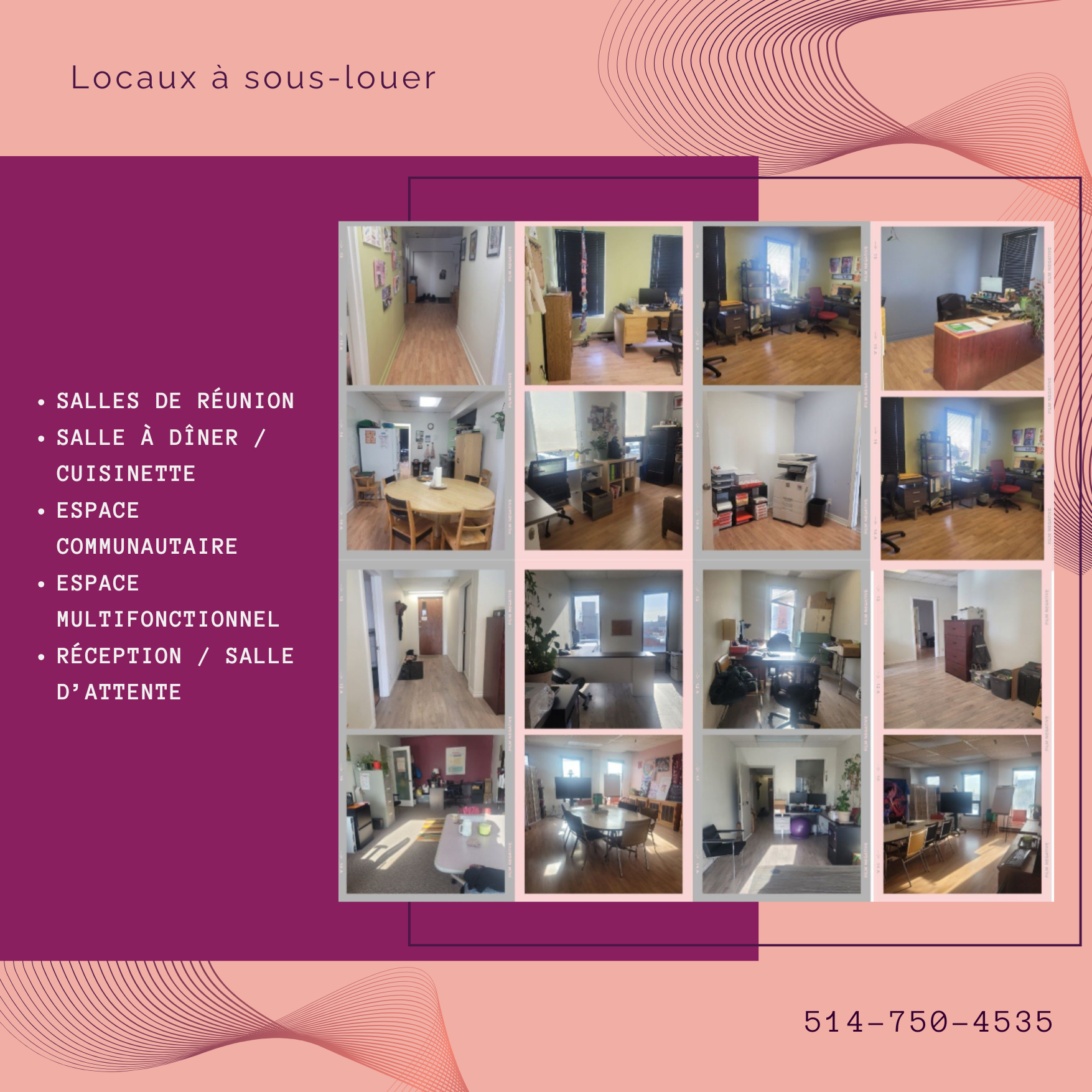 Photo du local de Concertation des luttes contre l'exploitation sexuelle. 