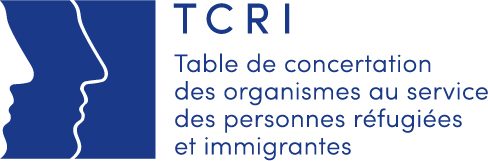 Logo de Table de concertation des organismes au service des personnes réfugiées et immigrantes (TCRI). 
