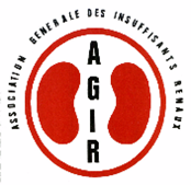 Logo de Association Générale des Insuffisants Rénaux (AGIR). 